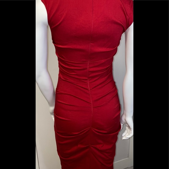 Red Midi Le Chateau Small Dress - Picture 2 of 2